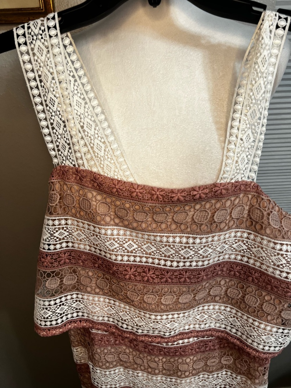Shoshanna Kiaora Dunham Fit Flare
Eyelet Lace Pink Stripe Dress Sz 6 - Picture 8 of 16